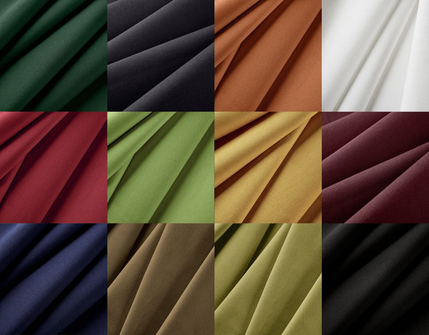 Organic cotton panama fabric, colored