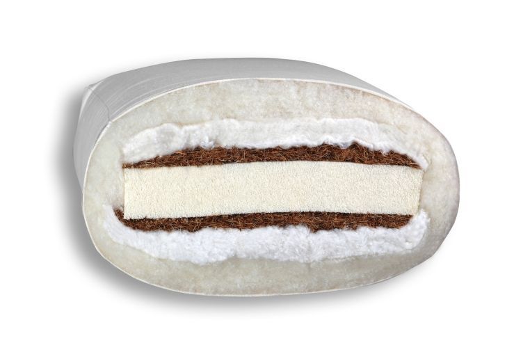 (R615) BIOFUTON DW 2.0 coconut with turning flaps, 90x200cm