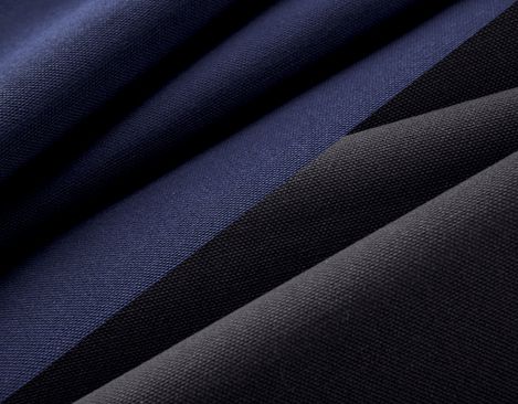 (N618) Organic Slipcover in blue and anthracite, 13x140x200cm