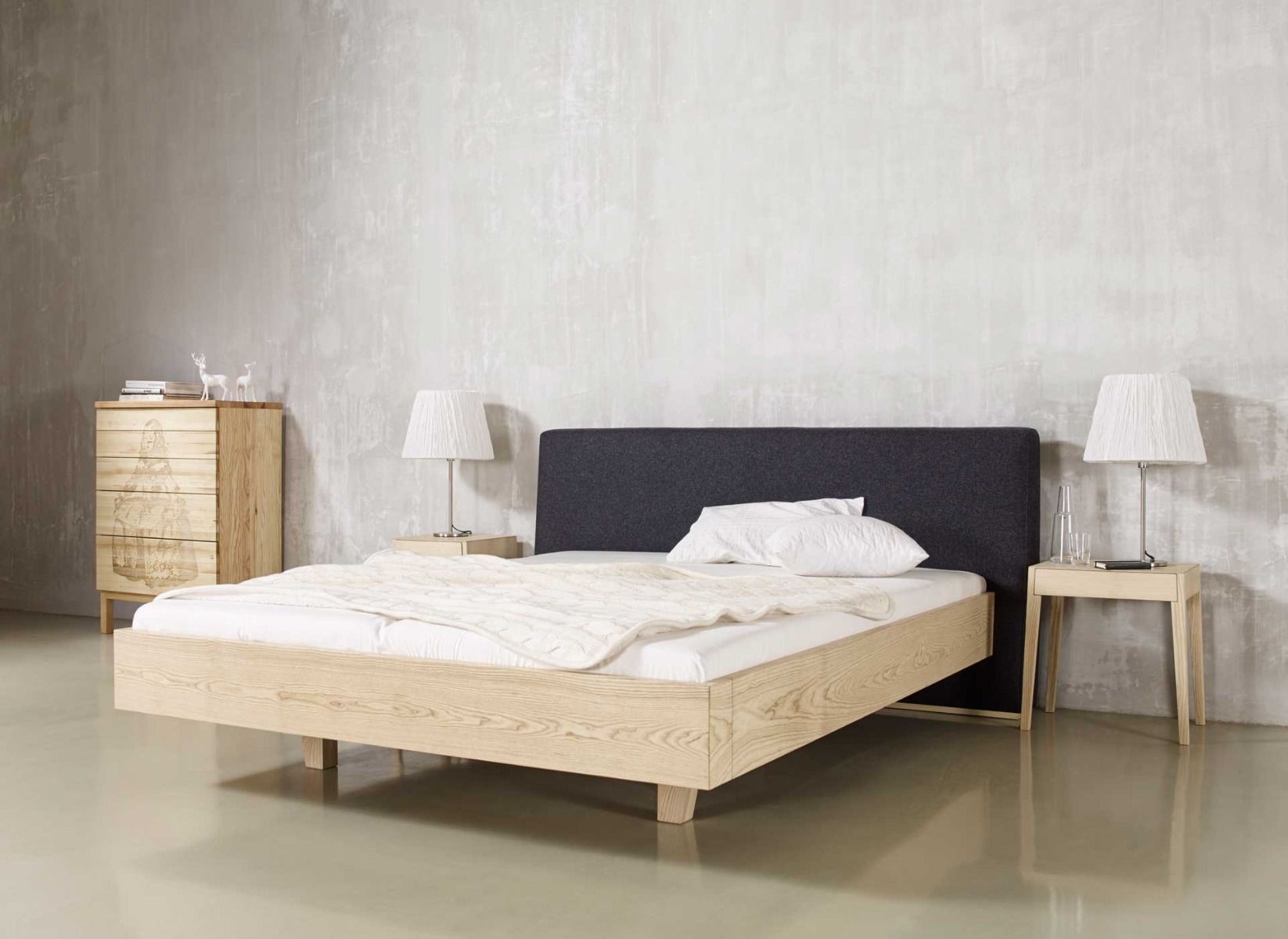 Bed ANNA Padded Headboard