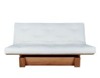 Sofa bed b2 - Solid Wood. Bed box veneered table top<br> (middle area is in birch multiplex for all types of wood)