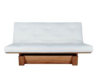Sofa bed b2 - Solid Wood. Bed box veneered table top<br> (middle area is in birch multiplex for all types of wood)<br>(futon not included)