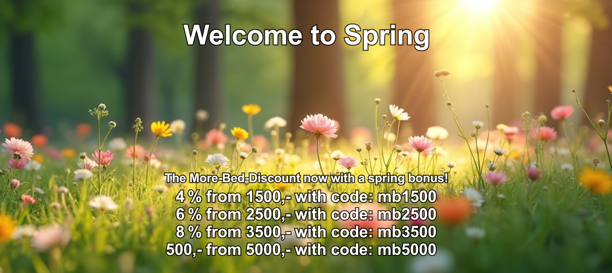 to the discount codes