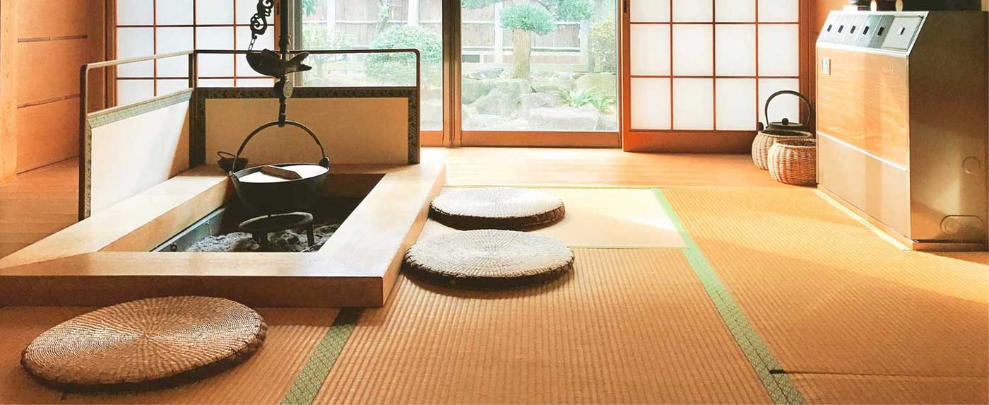 Tatami-mats as floor