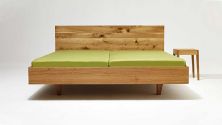 Floating Bed Mamma wood with nightstand (not included in the delivery)