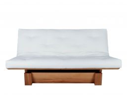 Sofa bed b2 - Solid Wood. Bed box veneered table top (middle area is in birch multiplex for all types of wood)